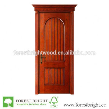 Rustic new design wooden door with arched top